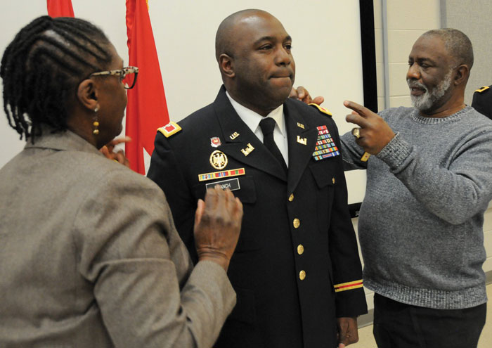 Branch promoted to colonel